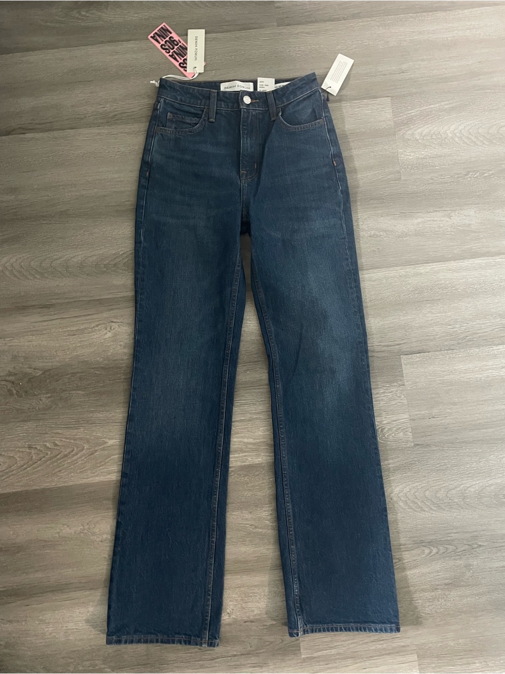 Denim Forum Women's Dark Blue Straight-Leg Jeans